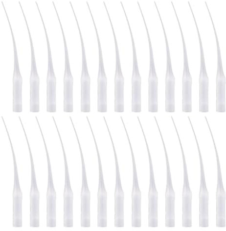 200 Pcs Plastic Glue Micro Tips Glue Applicator Tips Glue Bottle Precision Tips Glue Extender Dispenser Tips Lab Dispensing Tips