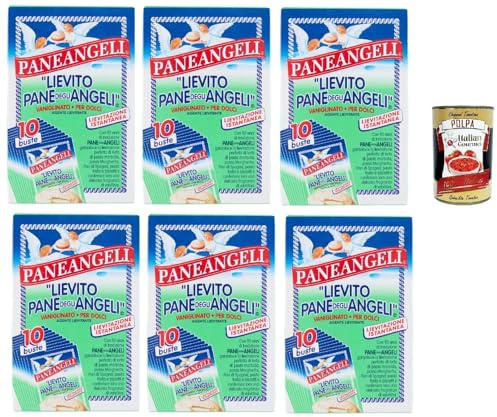 Italian Gourmet Lievito Vaniglinato per Dolci 60 x 16g Backtriebmittel | Aroma vanillina, lievitazione istantanea, vegan senza glutine, für Kuchen, Gesamtnettogewicht 960 g + Kostenlos Polpa 400g