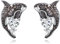 Flyow Orca Killerwal Ohrringe 925 Sterling Silber Niedliche Orca Meerestier Ohrstecker Hypoallergene Ozean Killerwal Schmuck Geschenke für Damen Orca Liebhaber