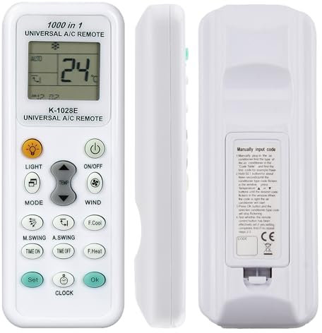 1000-in-1 Universal LCD Klimaanlagen Fernbedienung für LG Gree Toshiba Haier Daikin Hitachi Panasonic Samsung Sanyo Sharp Fujitsu Hisense und über 1000 Marken – Ersatz A/C Controller