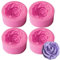 3D Molde de Pastel de Silicona Rose Flower, 4 piezas Moldes de Jabón de Silicona de Flor Rosa, Molde de Fondant de Silicona, Moldes para Velas en Forma de Rosa, para Chocolate Jabón Hecho Mano Dulces