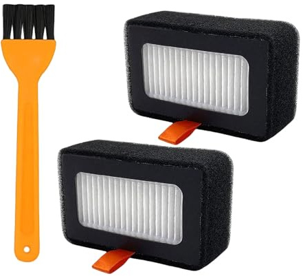 3D-Drucker Luftfilter - 2er Set HEPA 13 & Aktivkohle Filter | Feinstaubfilter für ABS & PLA, 99,95% Filtration von PM2.5 & VOCs, Ersatzteile für 3D-Drucker Gehäuse, Inkl. Pinsel.