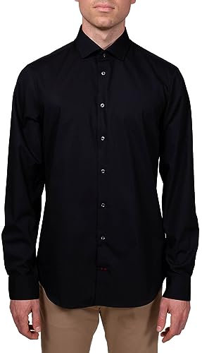 Tommy Hilfiger Core Stretch Poplin Slim Shirt Chemise Business Noir (099) 38