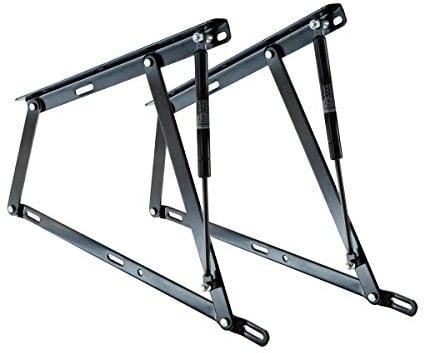 Argomaniz - Set di 2 cerniere con molle 1500N per letto da 180 cm