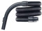 Staubsaugerschlauch für Miele Staubsauger Complete C3 Red EcoLine/Parquet (XL) EcoLine/Comfort EcoLine, alternativ zu original 7863554/7863553-1,8m schwarz von Microsafe