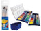 Pelikan - 718163 - Set De Pinceaux pour D?butant - 3 pinceaux ? Poils Fins : Tailles 2, 4 et 6-2 pinceaux Brosse n?613F : Tailles 6 et 10 (Pinselset, 24 Couleurs de bo?Te de Peinture et bo?Te ? Eau,)