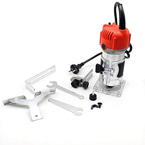 800W Holzschneider Trim Router 200 X 90 X 80 mm OberfräSe FräSmaschine Trimmer für Der Holzverarbeitung, MöBelherstellung