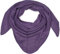 styleBREAKER Damen XXL Strick Dreieck Schal einfarbig leicht meliert, Dreiecktuch, Winter Schal warm weich, Tuch 01017128, Farbe:Lila