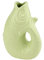 Gift Company Vase Monsieur Carafon XS, Vase décoratif en Forme de Poisson, faïence, Seafoam