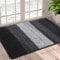 Homaxy Door Mats Indoor, Machine Washable Soft Doormats, Dirt Trapper Super Absorbent Entrance Rug, Non-slip Floor Mats For Inside, Front Back Door, Pets and Dogs (50 X 80 cm, Black)