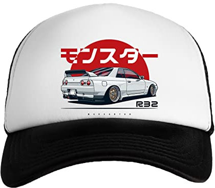 Luxogo Skyline R32 GTR Jungen Mädchen Kappe Baseball Snapback Boys Girls Cap