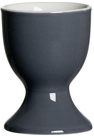 Ritzenhoff & Breker Doppio Eierbecher, Ei Becher, Eierhalter, Geschirr, Porzellan, Anthrazit, 5 cm, 430233
