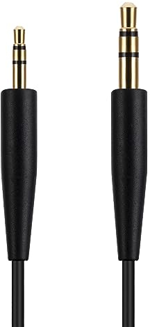 QC25 QC35 QC35 II QC45 OE2 OE2i Cavo audio di ricambio compatibile con cuffie Bose, cavo jack stereo maschio da 3,5 mm a 2,5 mm, 1,5 m, senza microfono/telecomando in linea, nero