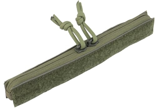 Tactical Admin Pocket Zipper Insert Hook and Loop Attachment Zip Closure for Admin Pouch Standard MBAV Crye AVS Plate Carrier (Color : VE-71-ACC-02-OD)
