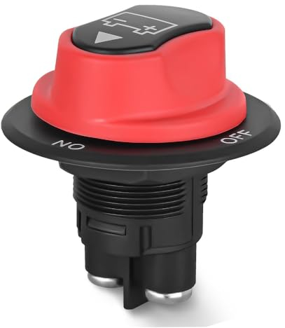 Gebildet Sezionatore Batteria 50A Isolatore Master Disconnect 12V-48V Interruttore On Off Interruttore di Alimentazione Resistente Impermeabile per Barche Auto RV ATV UTV Yacht