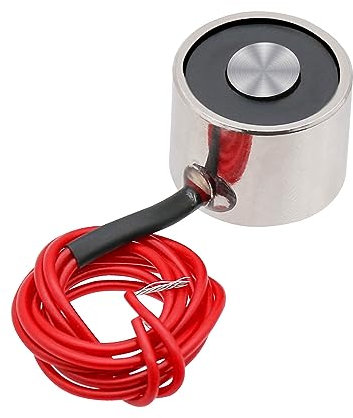 Electroimán, voltaje de trabajo 6±1V, valor máximo de succión 25kg/245N, 34x25mm. El electroimán de ventosa redondo