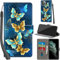 Haninsuze for iPhone 11 Pro 5.8-Inch Case PU Leather Wallet Book Flip Folio Stand View Magnetic Multi-Pattern Cover compatible with iPhone 11 Pro Phone Case (Four Butterfly)
