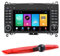 7 Android Auto Radio GPS Navigator Carplay Replacement for Mercedes Benz Viano W639 Vito Mixto Kasten W639 Bus mit USB WiFi GPS Bluetooth FM DVR RDS TPMS SWC DAB Pip + Auto Rückfahrkamera
