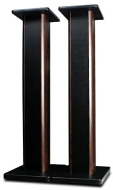 1 par de Patas de Altavoces de Arena de Madera, Soporte de Altavoz para Altavoces Home-Cinema HiFi Bookshelf Box y Satélite y Anti-caída Reposapiés Antideslizante en la Parte Inferior (90 cm)