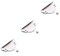 HEMOTON 3pcs Mandolin Tailpiece Chrome 8-string Guitar Tailpiece Easy Installation Mandolin Part Replacement