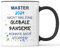 Tasse mit Spruch Master 2024 nicht einmal Pandemie aufhalten - Becher lustiges Geschenk - Kaffeetasse als Geschenkidee - Kaffeebecher 330ml - Weiss-Schwarz