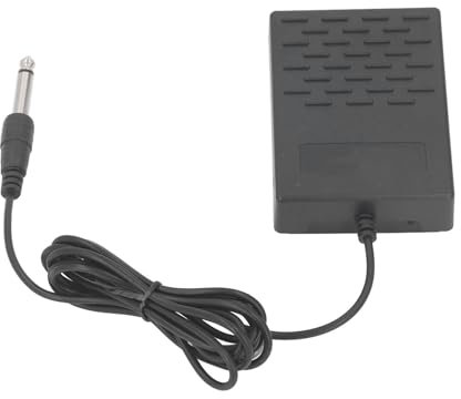 Keyboard Pedal Sustain Switch, Universal Sustain Pedal Electric Keyboard Momentary Footswitch Stepper Synthesizer 6.35mm For Keyboards Digital Pianos (Black