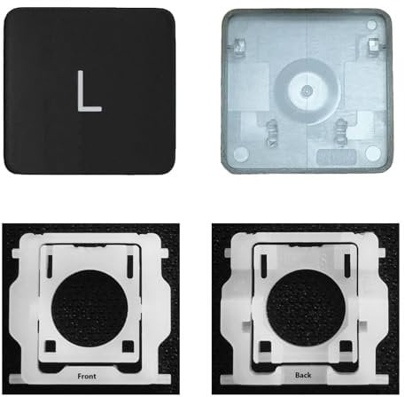 CTBDZ Individual Key Cap with Hinge Replacement for (M1 M2) MacBook Pro A2141 A2251 A2289 A2338 A2442 A2485,Replace for MacBook Air A2179 A2337 A2681 Keyboard Keycap (L Key)