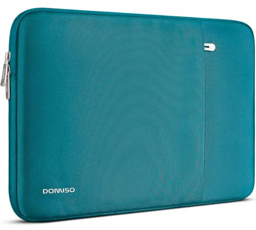 DOMISO Funda Portatil 17,3 Pulgadas,Impermeable Bolsa Funda para Ordenadores Portátiles para 17,3 Notebook Thinkpad Ideapad HP DELL MSI Chromebook Surface Laptop,Turquesa