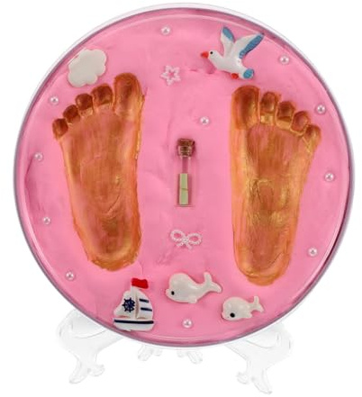 MOLUCKFU Kit De De Recuerdos De Manos y Pies Para Recién Nacidos Decoración De Guardería Kit De