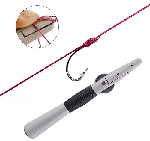 Manual Fishing Hook Tier Tool - Fast Knot Tying Tool for Fishing Line - Single Hook Knot Tyer - Ential Fishing Gear for Easy Knot Tying and Se Fishing Ties