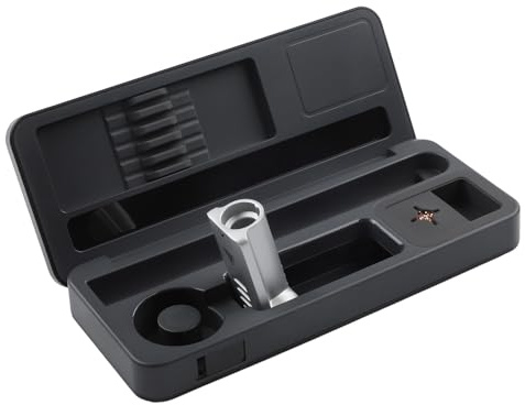 Cloudpower HS-02A Smart Lötkolben-Kit, mobile Arbeitsbank-Aufbewahrungsbox mit Typ-C-Aufladung, 9-24V DC Temperaturregelungsgehäuse, IPS-Display Smart Lötstation (Nur Aufbewahrungsbox HS-02A)