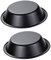 Amosfun 2pcs Non Stick Baking Tray Cake Pan Mold for Bread Pies and Snacks Easy Clean and Kitchen Bakeware