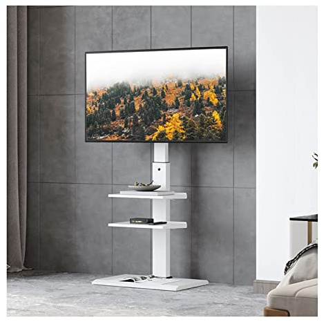 WOTZOV TV-Halterung TV-Ständer Home Boden-zu-Decke LCD-TVs Regal 32-70 Universal-TV-Aufhänger Große verstellbare TVs Rack TV-Halterung，D