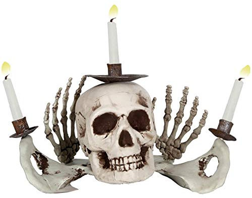 EUROCARNAVALES, SA Kerzenständer Totenkopf