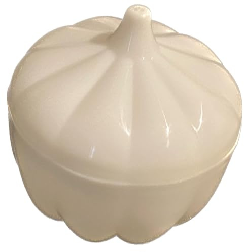 Garlic Shaped Storage Container For Fridge Organisation Minimal Space Consumption Easy Pop Off Lid