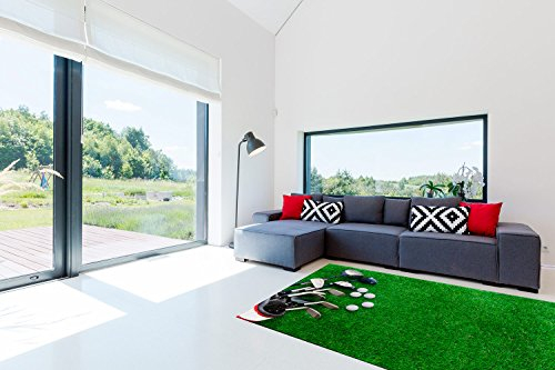 Oedim Teppich Golf Rasens PVC Verschiedene Maßnahmen | Teppichboden Erwachsene PVC | Boden vinilico für Erwachsene 95 x 200 cm