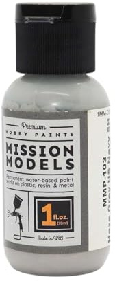 Mission Models MMP-103 Haze Grey US Navy 5H Acrylic Paint 1 oz (30ml)