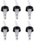 6 PCS Bec Verseur pour Bouteille 30 ML 3 cl Becs à Liqueur Measure Verseur à liqueur en Plastique Portionneur Universel pour Bar Clubs Pourer Transparent
