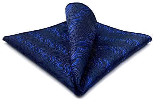 S&W SHLAX&WING Fazzoletto da Taschino Uomo Navy Taglia XL per Giacca
