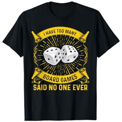 Brettspiel Scherzhemd RPG Würfel Geek Nerd Geschenk T-Shirt