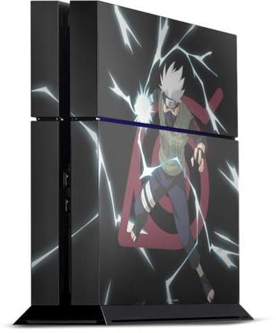 DeinDesign Autocollant Compatible avec Sony Playstation 4 Sticker Film Autocollant Kakashi Naruto Shippuden Produit sous Licence Officielle