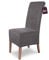 SCHEFFLER-Home Stuhlhussen 6er Set Leon Grau/elastische Wildleder Hussen für Stühle/Robustes Freischwinger Hussen Set/Stuhlhussen Stretch & Lederoptik/Stuhl Hussen waschbar