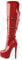 Only maker Damen Overknees Plateau Stiefel mit Stiletto Absatz Modische Winterschuhe Lack Rot 46 EU
