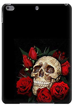 Dark Gothic Goth Skull Roses Tablet Hülle Schutzhülle Taschen für iPad Pro 10.5, iPad Air (2019, 3rd)