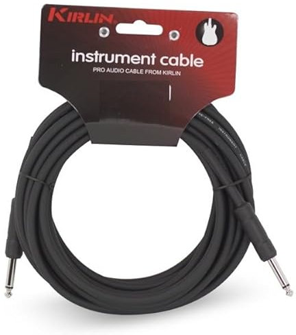 Kirlin - Cable Standart Instrumento Ipch-241-3M Jack - Jack 24 Awg Negro - 1420-001