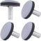 cyclingcolors 4X möbelgleiter mit Gewinde teflongleiter gewindegleiter stellfüße PTFE einstellfuß (M6)