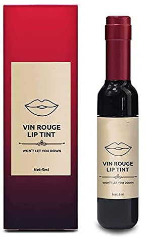 6 Colors/Set Wine Lipstick Matte Long Lasting Waterproof Lip Tint Set Lip Gloss Lip Stain for Girlfriends, Women, Moms (E)