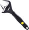 Sharp-tec Clé à Molette 8, Mâchoire Profonde Large Ouverture, Acier au Chrome Vanadium Traité Thermiquement, Finition Oxyde Noir, Jeu de Clés de Plomberie Robustes, 200 mm