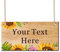 Personalised Garden Signs and Plaques for Outside Garden Signs Wooden Signs Welcome Sign Door Hanging Wall Sign Yard Signs House Plaque Home Decor Christmas Gardening Gifts with Any Text(Design 2)