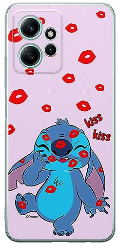 ERT GROUP Handyhülle für Xiaomi REDMI Note 12 4G Original und offiziell Lizenziertes Disney Muster Stitch 017 optimal an die Form des Handy angepasst, hülle aus TPU